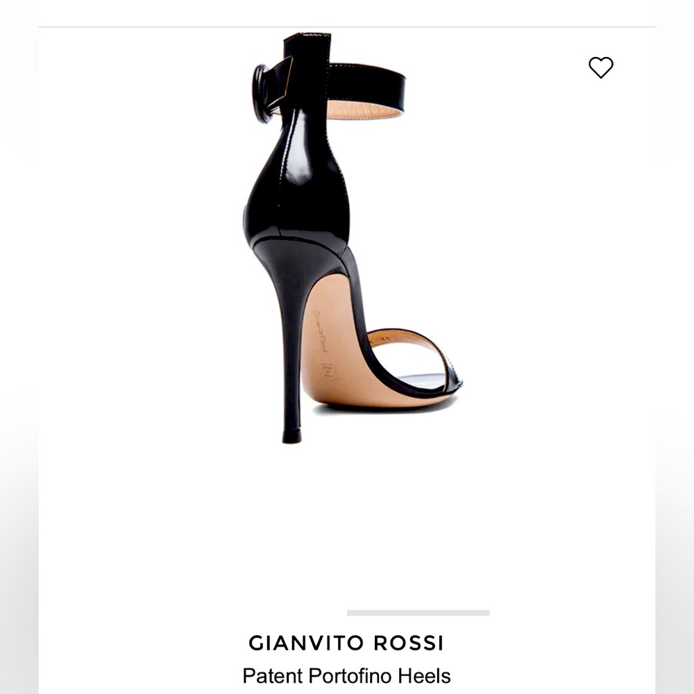 Gianvito Rossi- patent portofino heels